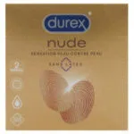 DUREX NUDE preservatif lubrifie sans latex boite de 2