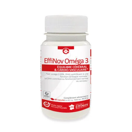 EFFINOV OMEGA 3 - 60 Capsules