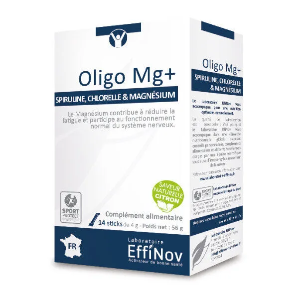 OLIGO Mg+ lot de 2 boites de 14 sticks (2x14)