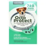 Octoprotect 1,25 g + 0,56 g Collier medicamenteux anti-puces et tiques chien jusqu'a 8 kg - 1 collier