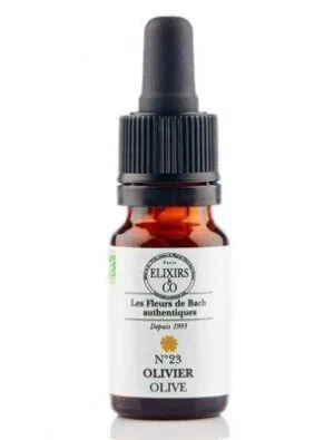 Elixirs and Co Elixir floral Bio Fleurs de Bach n23 Olivier (Olive) 10 ml