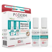 Poderm Pack Duo Purifiant + Complement Booster Mycose des Ongles (8 ml + 6 ml)