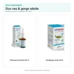 Fitonasal concentré et Salvigorge spray réunis dans un pack
