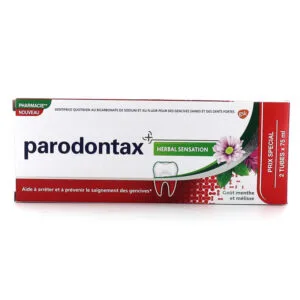 Parodontax Herbal Sensation dentifrice menthe melisse lot de 2 x 75 ml
