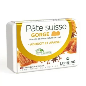 Lehning Pâte Suisse Gorge Propolis et Miel 40 gommes