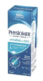 Physiomer Hygiène du Nez Spray Nasal Jet Dynamique - Adultes et enfants, 135 ml