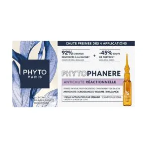 PHYTOPHANERE Traitement anti-chute réactionnelle, 12 x 5 ml