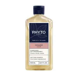 PHYTO COULEUR Shampooing anti-dégorgement cheveux colorés méchés, 500 ml