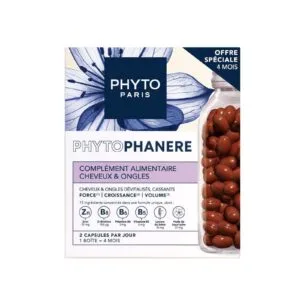 PHYTOPHANERE Cheveux et ongles Force, croissance, volume, 2 x 120 capsules
