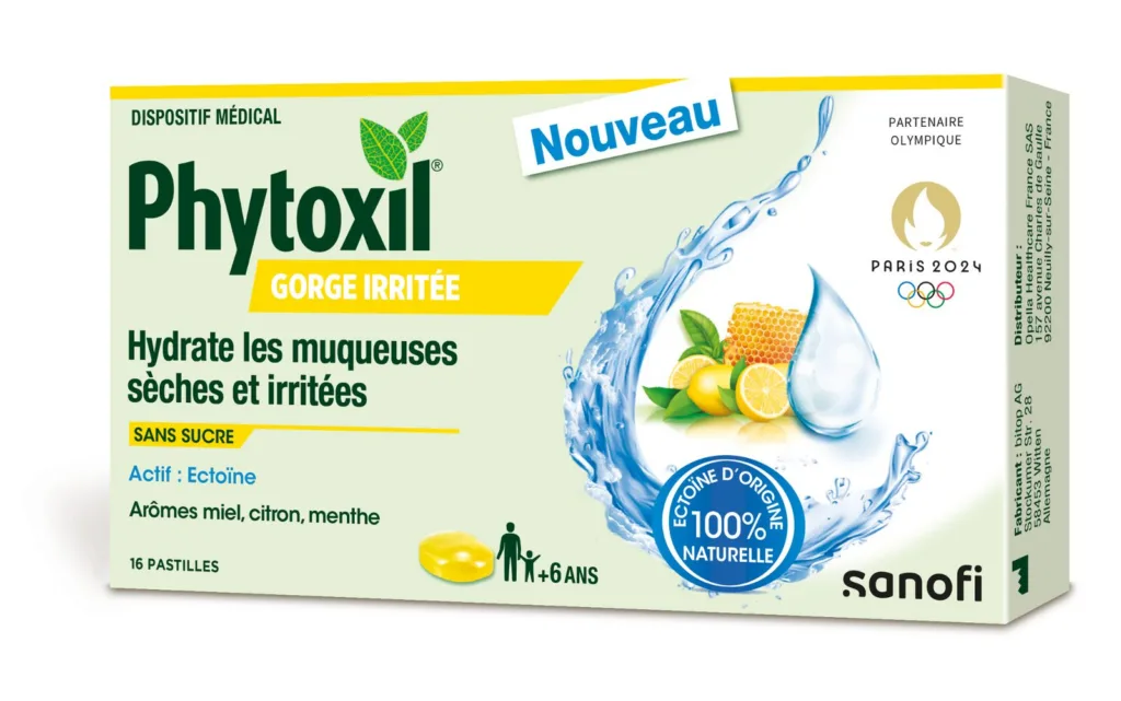 Phytoxil Pastilles Gorge Irritée Miel Citron Menthe - 16 pastilles