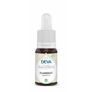 Deva Fleur de Bach Plumbago - Cerato n°5 Bio - compte-gouttes 15 ml