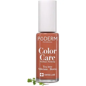 PODERM Color Care vernis soin tea tree Terracotta flacon 8 ml
