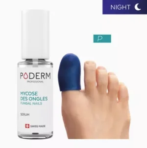 Poderm Traitement Intensif Nuit Mycose des Ongles 8 ml
