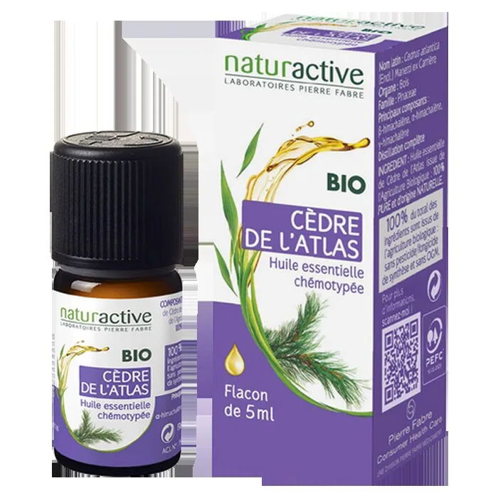 Naturactive Huile essentielle bio Cèdre de l'Atlas, 5 ml