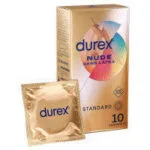 DUREX NUDE preservatif lubrifie sans latex boite de 10