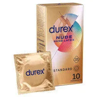 DUREX NUDE preservatif lubrifie sans latex boite de 10