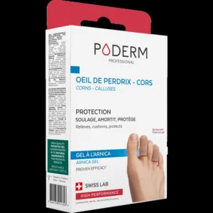 PODERM Protection oeil de perdrix et cors Digitube gel arnica taille L, boite de 2