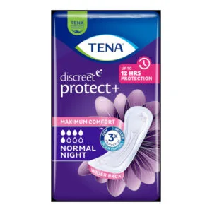 TENA Discreet Normal Night serviette de nuit InstaDry - sachet de 20