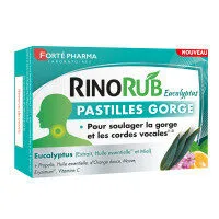 FORTE PHARMA RinoRub Pastilles Gorge 20 Pastilles
