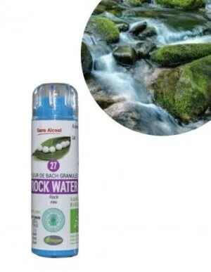 Kosmeo Fleur de Bach N°27 Rock Water - Eau de roche Bio sans alcool - 130 granules