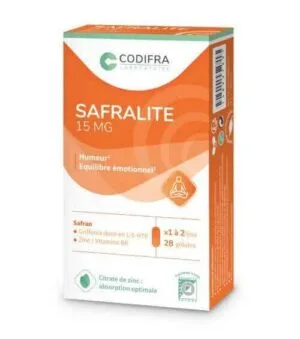 CODIFRA SAFRALITE 15 mg - 28 gélules