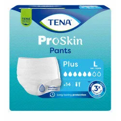 TENA Pants ProSkin Plus Large (L) - hanches 100-140 cm - Sachet/14