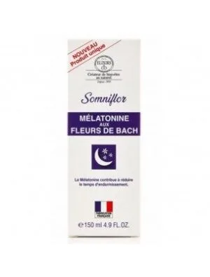 Elixirs and Co Somniflor melatonine aux Fleurs de Bach sirop 150 ml