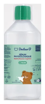 Docteur B Serum physiologique NaCl 0,9% sterile flacon 1 L
