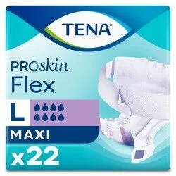 TENA Flex ProSkin Maxi Large (L) - hanches 83-120 cm - Sachet/22