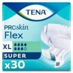 TENA Flex ProSkin Super Extra Large (XL) - hanches 105-153 cm - Sachet/30