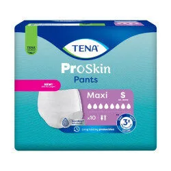 TENA Pants ProSkin Maxi Small (S) - hanches 65-85 cm - Sachet/10