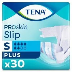 TENA Slip ProSkin Plus Small (S) - hanches 60-85 cm - Sachet/30