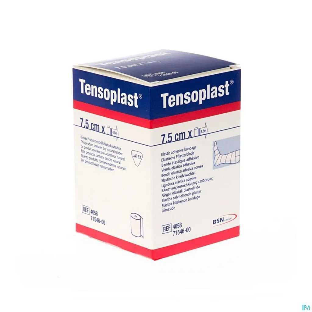 BSN Medical Tensoplast bande adhesive elastique 7,5 cm x 2,75 m