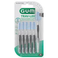 GUM Trav-Ler brossettes interdentaires 2,6 mm gris B/6