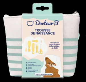 Docteur B Trousse de soin bebe 9 pieces, Vert