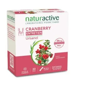 Naturactive Urisanol Cranberry Entretien, 20 sticks à diluer