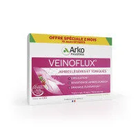 Arkopharma VEINOFLUX Jambes légères et toniques, 60 gélules