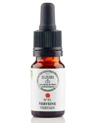 Elixirs and Co Elixir floral Bio Fleurs de Bach n31 Verveine (Vervain) 10 ml