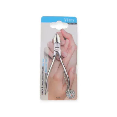 Vitry Pince à ongles manucure inox 10cm