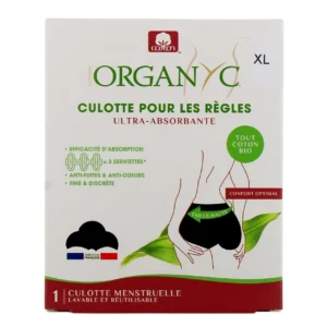 Culotte menstruelle coton bio taille XL