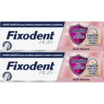 FIXODENT PLUS BARRIERE ANTI-PARTICULES NEUTRE Cr adhésive 2T/35g