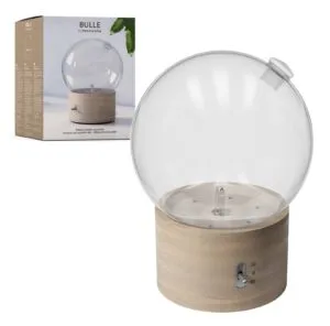 PRANAROM bois/verre Diffuseur bulle