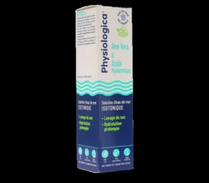 Spray isotonique Physiologica eau de mer aloe vera acide hyaluronique