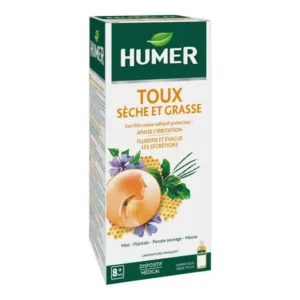 HUMER TOUX sirop miel plantain reglisse