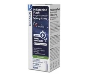Melatonine flash spray 0,5mg Biogaran - flacon spray de 20ml