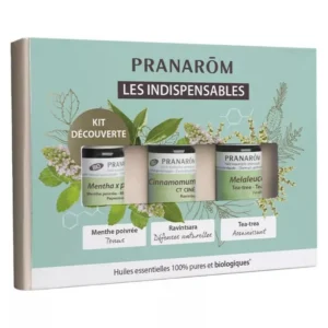 PRANAROM Huile essentielle indispensables bio 3Fl/5ml