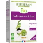 Herbesan radis noir artichaut bio solution buvable