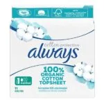 ALWAYS BIO COTTON PROTECTION Serviette périodique normal plus Paq/11