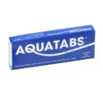 Aquatabs desinfection de l'eau 60 comprimes effervescents