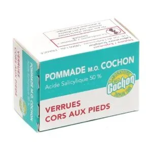 POMMADE M.O. COCHON acide salicylique 50 % - pot 10 g